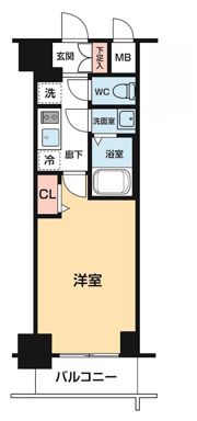 MAXIV西大島の間取り画像