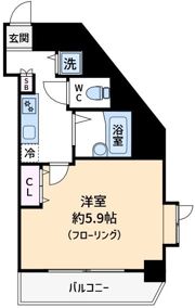 メインステージ日本橋馬喰町の間取り画像