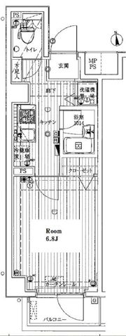 ライズステージ馬込の間取り画像