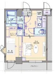 コーポ代々木上原の間取り画像