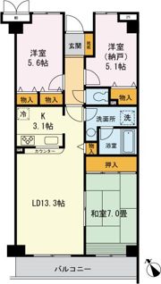 グレース柴又の間取り画像