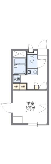 レオパレスアビィロード烏山の間取り画像