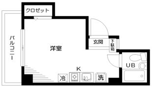ミレニアム新井の間取り画像