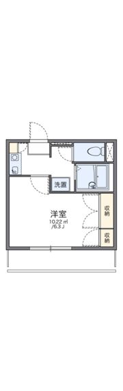 レオパレス舘町の間取り画像