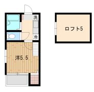 Studioの間取り画像