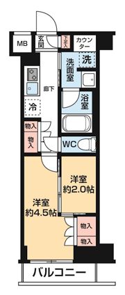 セジョリ池袋本町の間取り画像