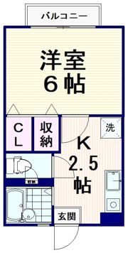 クレールドムレの間取り画像