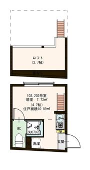 ハーモニーテラス南小岩IVの間取り画像