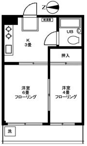 ヴィラ東洋の間取り画像