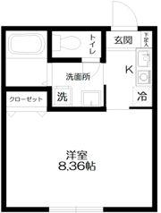 ブルーシエルの間取り画像