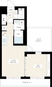 ハーモニーレジデンス東京サウスゲートの間取り画像