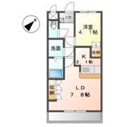ラスティーコートの間取り画像