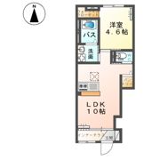 仮）本庄市T様アパート新築工事の間取り画像