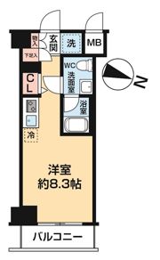 クラリッサ大倉山の間取り画像