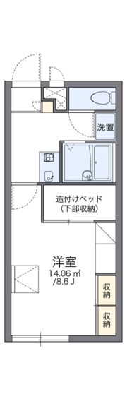 レオパレスFITIIの間取り画像