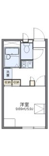 レオパレスCEDARの間取り画像