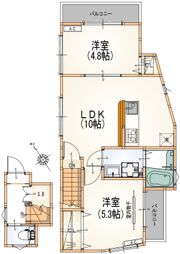 メゾンコーワ上池台の間取り画像