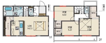 BLOOMING MAISON小平市大沼町3号棟の間取り画像