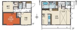 BLOOMING MAISON小平市大沼町4号棟の間取り画像