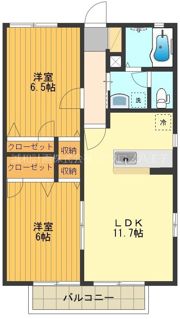 グランメールアイIIの間取り画像