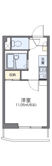 レオパレスミヨシの間取り画像