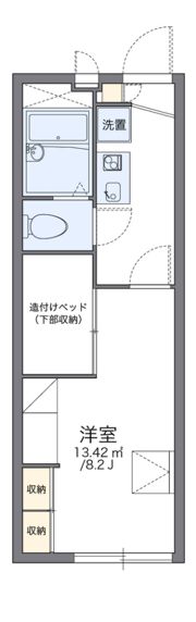 レオパレスヴィラ ポラリスの間取り画像