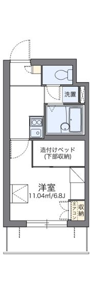 レオパレスシェル都IIIの間取り画像