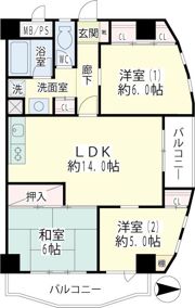 ヴェルドゥミールの間取り画像