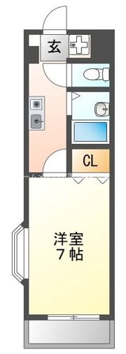 61ビルの間取り画像