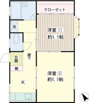 KCKハイムIIIの間取り画像