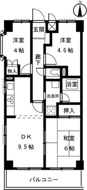 ヌーベルソレイユの間取り画像