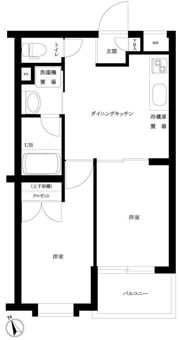 オーブ京王よみうりランドの間取り画像