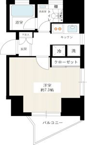 ラ ステュディオ押上の間取り画像