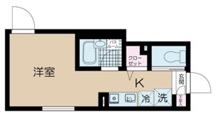ラフィネ芦花公園Aの間取り画像