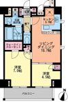 エスティメゾン赤羽の間取り画像