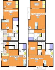 ファイネス梅田B棟の間取り画像