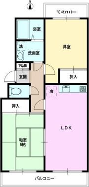ワコー東寺尾マンションの間取り画像