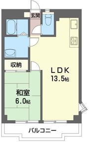 国立クリスタル石川の間取り画像