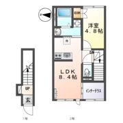 ソラール楓Aの間取り画像