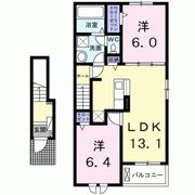 サンリットベルA棟の間取り画像