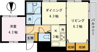 グリーンキャピタル石川台の間取り画像