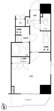 ルーブル新宿原町の間取り画像