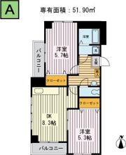 グリーンパーク住吉の間取り画像