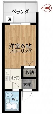 フローラルハイツの間取り画像