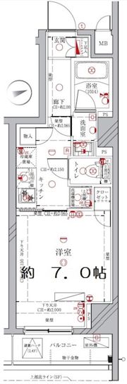 ディアレイシャス港区海岸の間取り画像