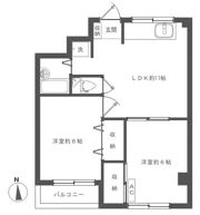 アイビーハイツの間取り画像