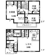 （仮）川越市新宿町2丁目MT0929 新築住宅C棟の間取り画像
