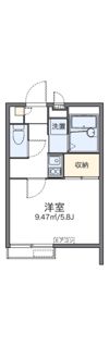 レオパレスノースフィールド新羽の間取り画像