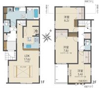 BLOOMING MAISON横浜市青葉区柿の木台4号棟の間取り画像