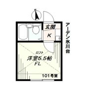 アーデン氷川台の間取り画像